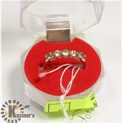 #90-PERIDOT RING SIZE 7