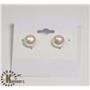 Image 1 : #12-FRESH WATER PEARL STUD EARRINGS