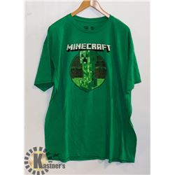 MINECRAFT SWEEPER MENS GREEN TSHIRT 2XL