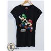 Image 1 : WOMENS PAPER MARIO BLACK TSHIRT SMALL