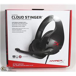 NEW KINGSTON HYPERX CLOUD STINGER GAMING HEADSET