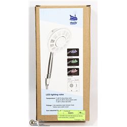 5" DIAMETER SHOWERHEAD WITH  LED LIGHTING, LIGHTS