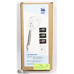 5" DIAMETER SHOWERHEAD WITH  LED LIGHTING, LIGHTS