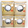 Image 1 : CASE OF 4 SOLAR GLOBE DECORATIVE LIGHTS