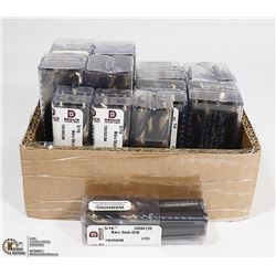 FLAT OF 12  ASSORTED SIZES HEAVY DUTY DRILL BITS