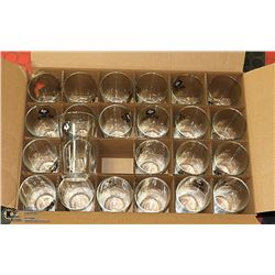 CASE OF 24 NEW 16 OZ BIG ROCK BEER GLASSES