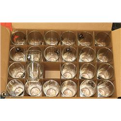 CASE OF 24 NEW 16 OZ BIG ROCK BEER GLASSES