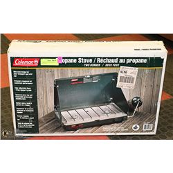 COLEMAN 2-BURNER PROPANE CAMP STOVE -