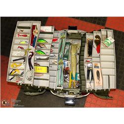 BIG FISHING TACKLE BOX WITH FISHING TACKLE