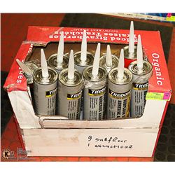 SET OF 9 TUBES OF TITEBOND SUBFLOOR ADHESIVE 28 OZ