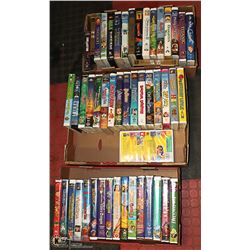 3 FLATS OF WALT DISNEY VHS MOVIE COLLECTIONS