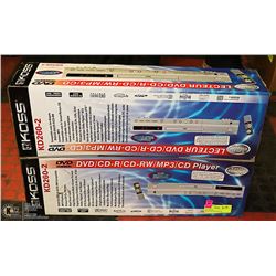 KOSS KD260-2 DVD/CD-4/CD-RW/MPE/CD