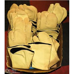 11 PAIRS OF ELBOW LENGTH HEAT RESISTANT GLOVES