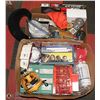 Image 1 : 2 FLATS OF SHOP SUPPLIES,  INCLUDES SAFETY GLASSES