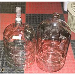 LOT OF 2 WINE CARBOYS