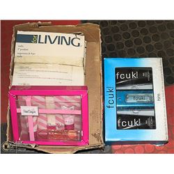 NEW PERFUME SETS & NEW CHANDELIER