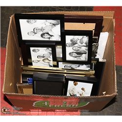 BOX OF ASSORTED FRAMES