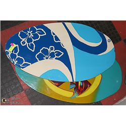 LOT OF 2 WAKE BOARDS