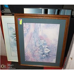 LOT OF 3 DECOR PRINTS