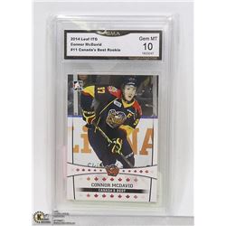 MINT GEM 10/10 CONNOR MCDAVID GMA CERTIFIED