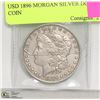 Image 1 : USD 1896 MORGAN SILVER DOLLAR COIN