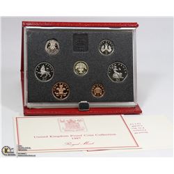 1987 GREAT BRITAIN PROOF COIN SET