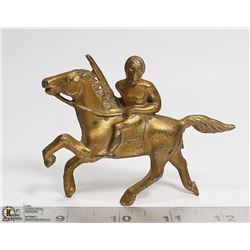 1920'S CAST IRON INDIAN ACTION FIGURE TOY