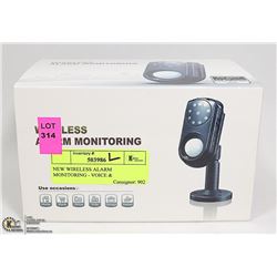 NEW WIRELESS ALARM MONITORING - VOICE &