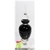 Image 1 : BLACK DOTTED GLASS ART PERFUME BOTTLE