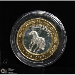 LIMITED EDITION GAMING TOKEN .999 FINE SILVER