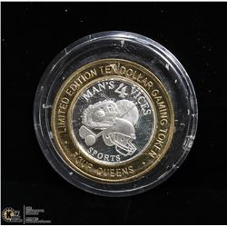 LIMITED EDITION GAMING TOKEN .999 FINE SILVER