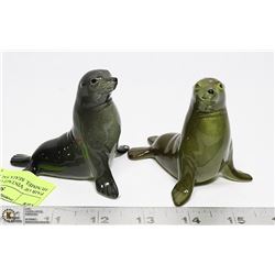 PAIR OF VINTAGE GOEBEL / HUMMEL SEALS, SALT &