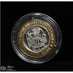 LIMITED EDITION GAMING TOKEN .999 FINE SILVER