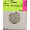 Image 1 : 1919 SILVER CANADA 25 CENT COIN