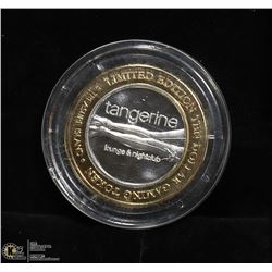 LIMITED EDITION GAMING TOKEN .999 FINE SILVER