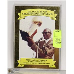 LIMITED 24 K GOLD MICHAEL JORDAN MVP CARD