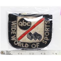 RARE ORIGINAL 1970'S CREW PATCH ABC SPORTS