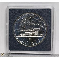 1981 RCM CANADIAN SILVER DOLLAR