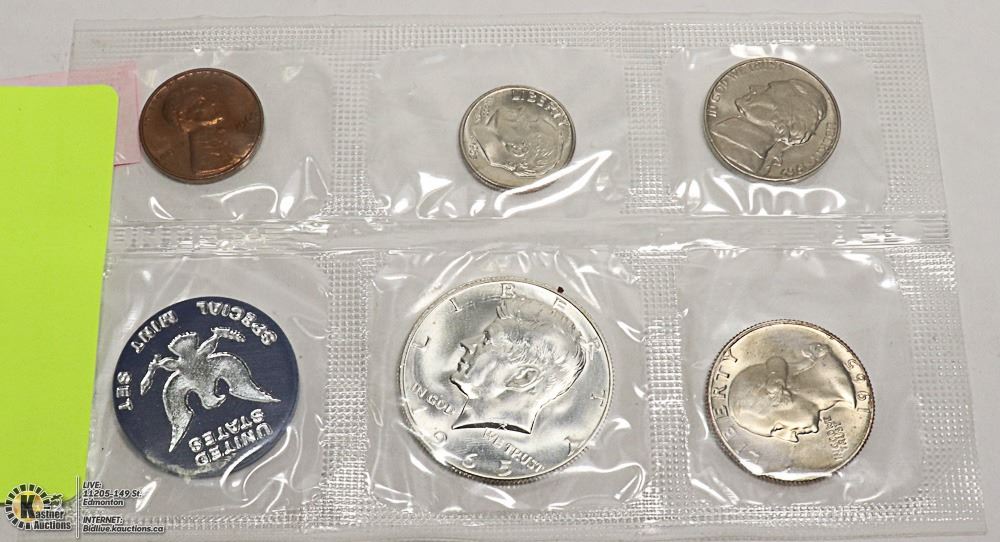 1965 SILVER US MINT UNCIRCULATED COIN PROOF SET