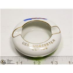 1947 USS WORCHESTER CLASS CRUISER ASHTRAY