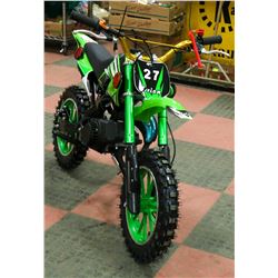 NEW 49cc TWO STROKE MINI BIKE IN CRATE GREEN/BLK