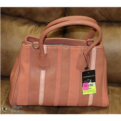 NEW LUXANNE ROSE TONE HANDBAG, COMES WITH SHOULDER