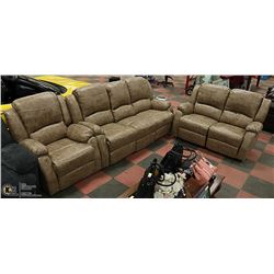 NEW DARIA RUSTIC STYLE FABRIC DROP DOWN CONSOLE