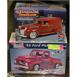 BOX WITH NEW UNOPENED REVELL MONOGRAM 1955 FORD