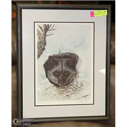 GEORGE SHEA  LTD EDITION PRINT 100/670 "COYOTE"