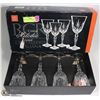 Image 1 : CRYSTAL WINE GLASSES (4)