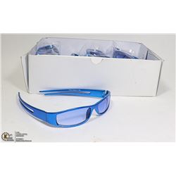 BOX OF DESIGNER SUNGLASSES - OCEAN BLUE WITH
