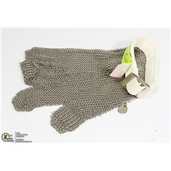 MEAT CUTTERS CHAIN NAIL GLOVE SIZE LARGE