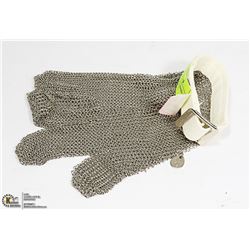MEAT CUTTERS CHAIN NAIL GLOVE SIZE LARGE