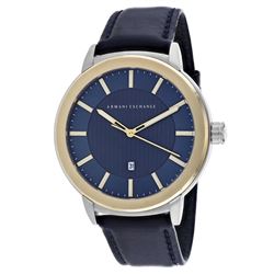 NEW ARMANI EXCHANGE BLUE DIAL 46MM WATCH MSRP$220